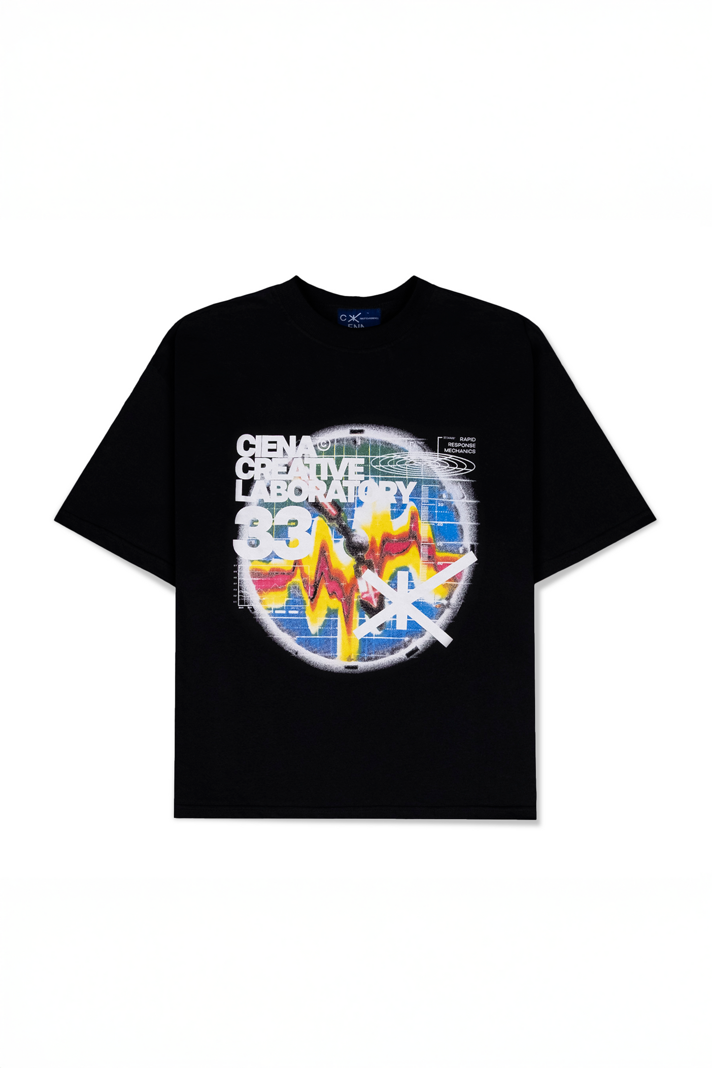 Radar Black Heavy Tee