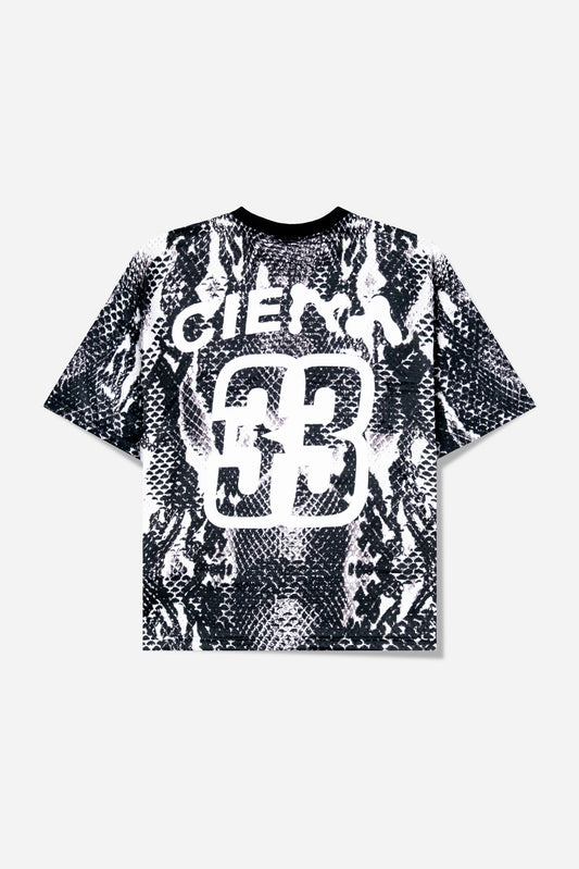 Snake Camo Jersey B&W