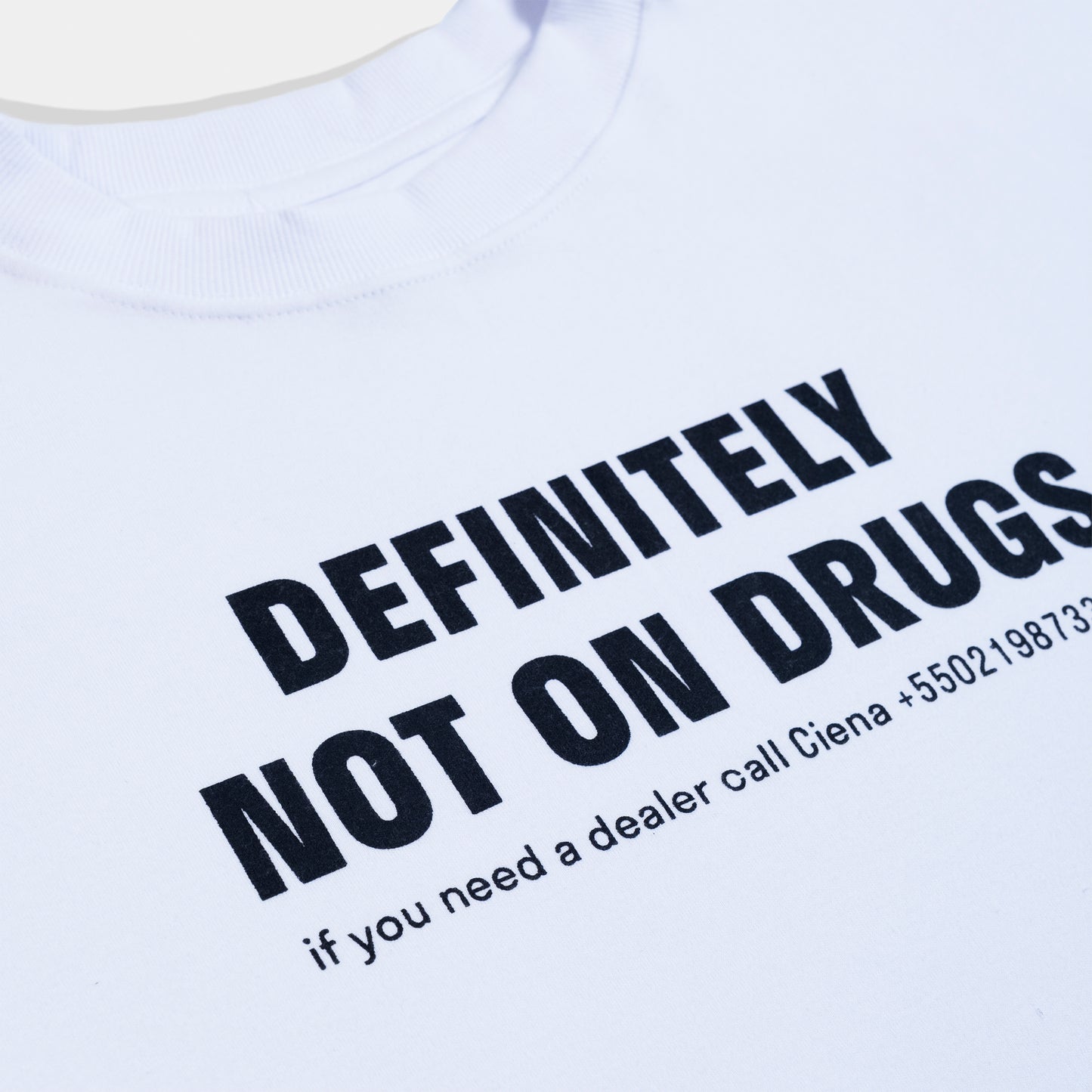 Not On Drugs Heavy Tee