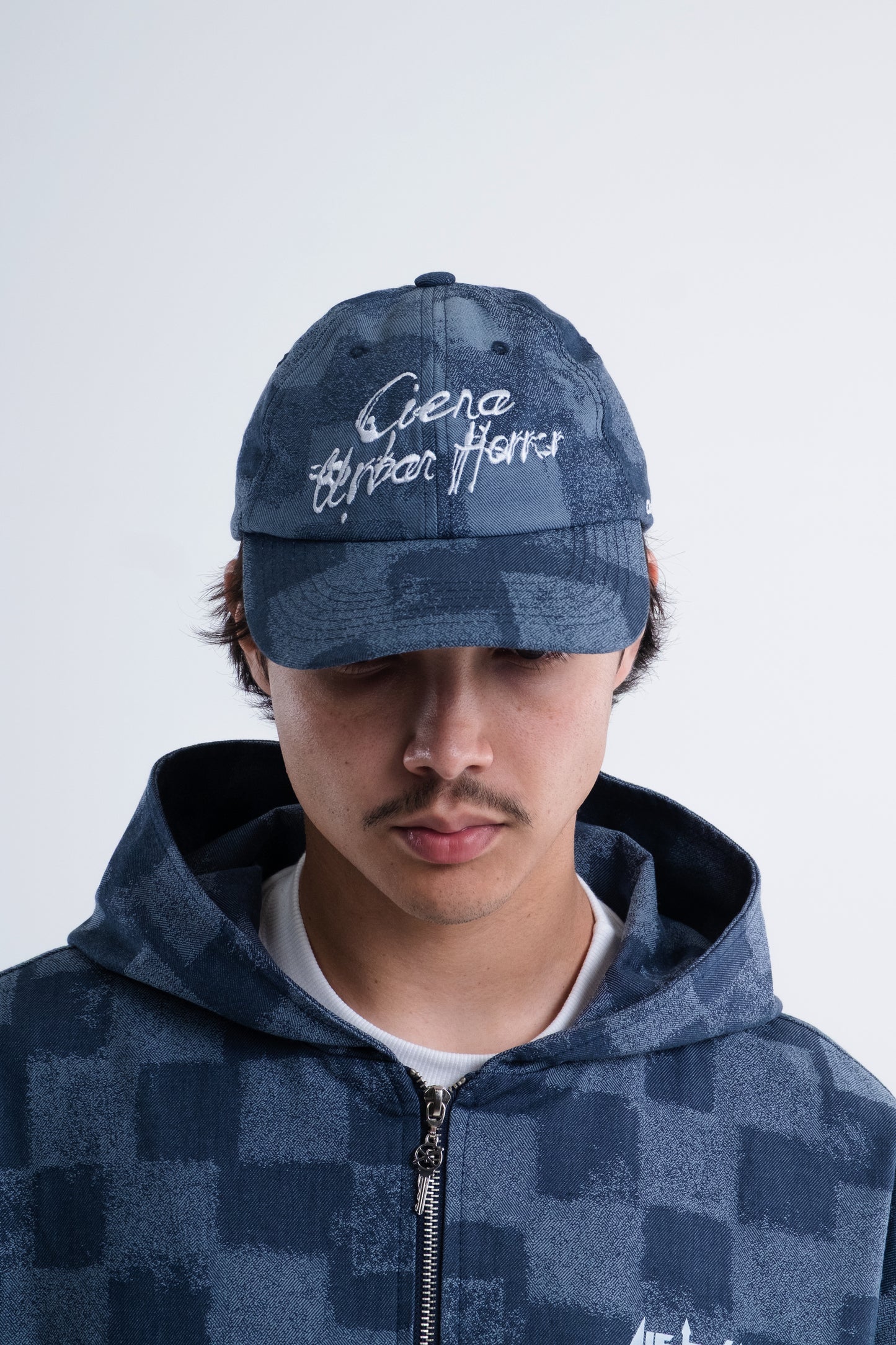 Denim Checkered Dad Hat da CIENA - imagem 3
