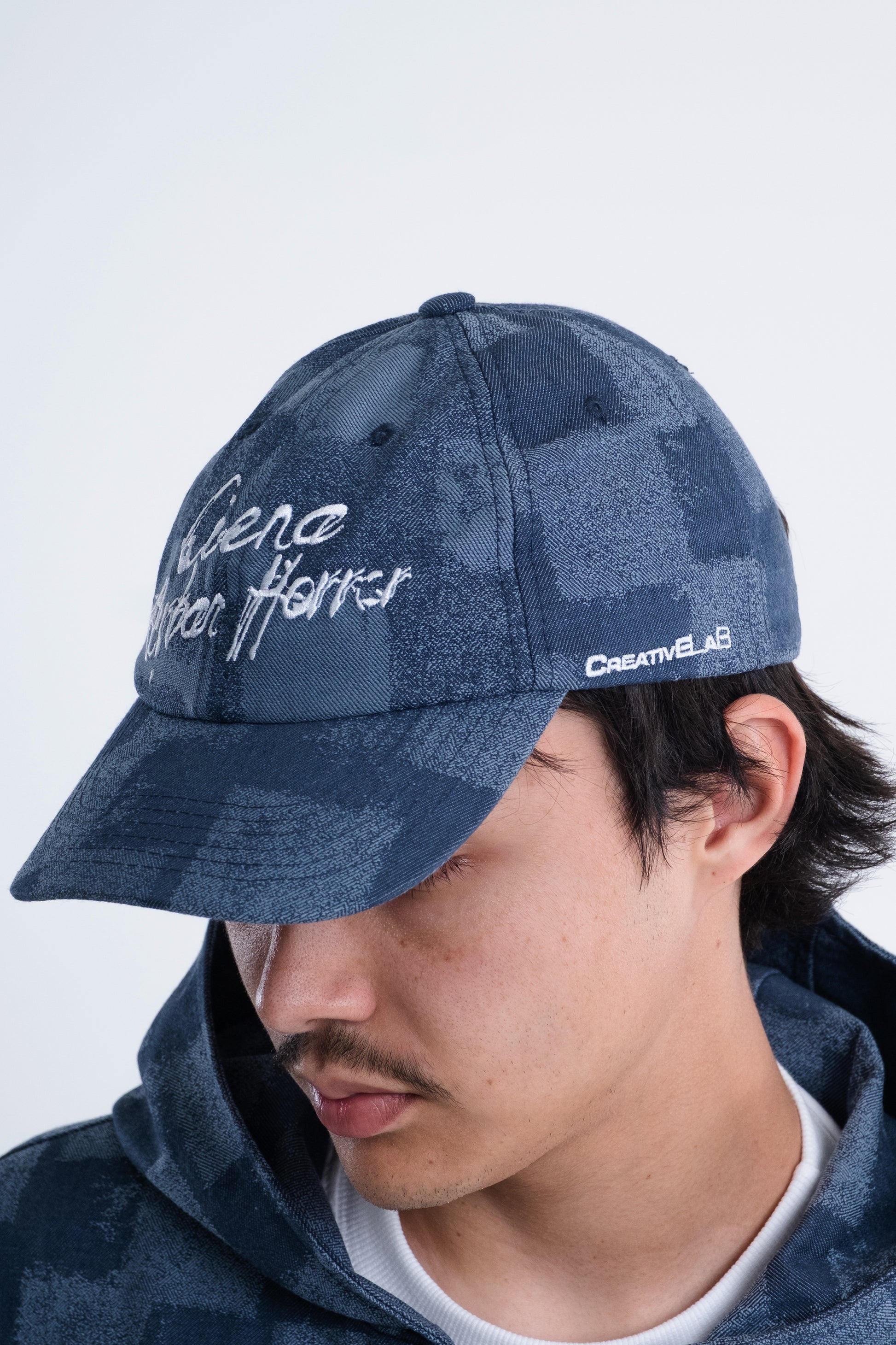 Denim Checkered Dad Hat da CIENA - imagem 4
