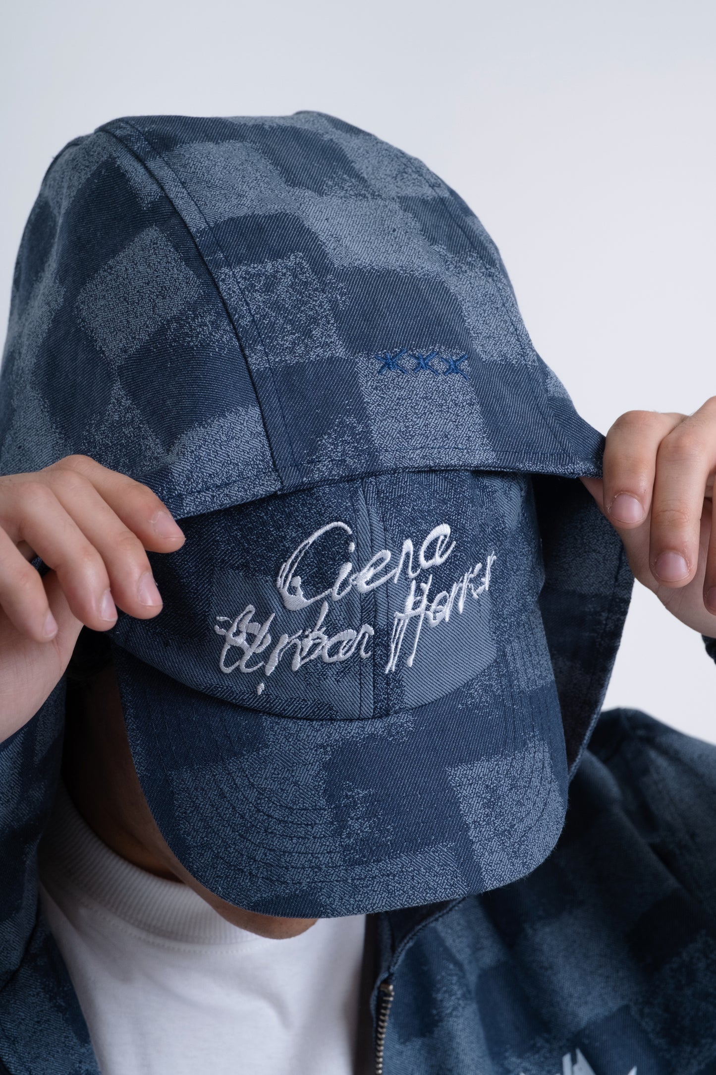Denim Checkered Jacket da CIENA - imagem 7
