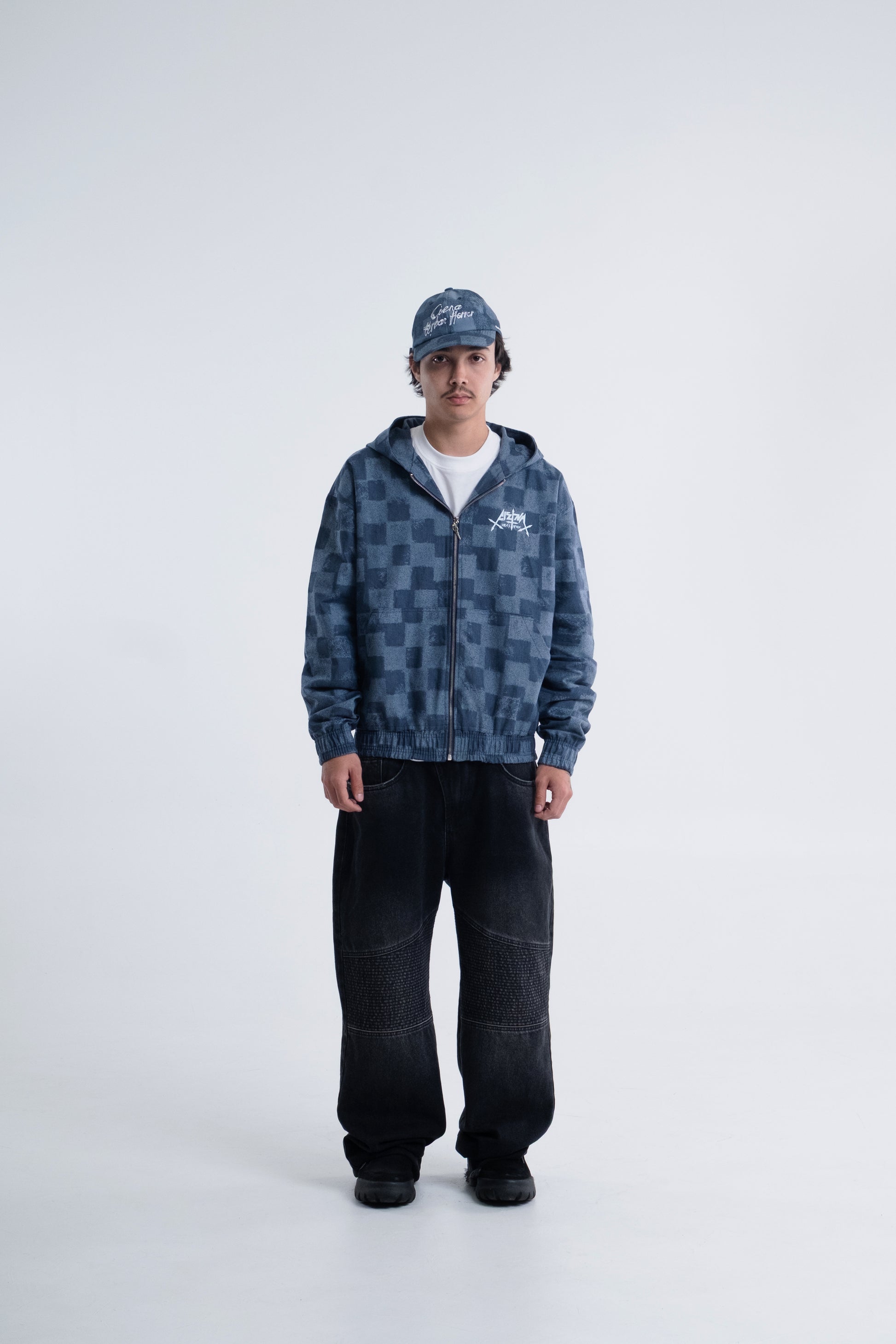 Denim Checkered Jacket da CIENA - imagem 4