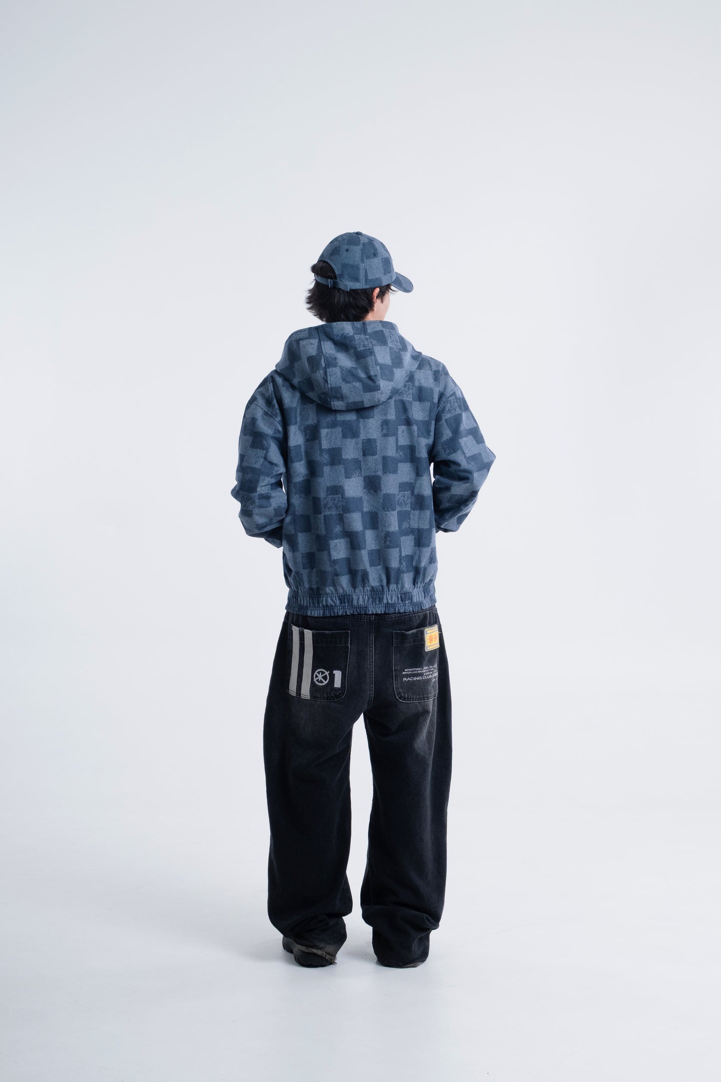 Denim Checkered Jacket da CIENA - imagem 8