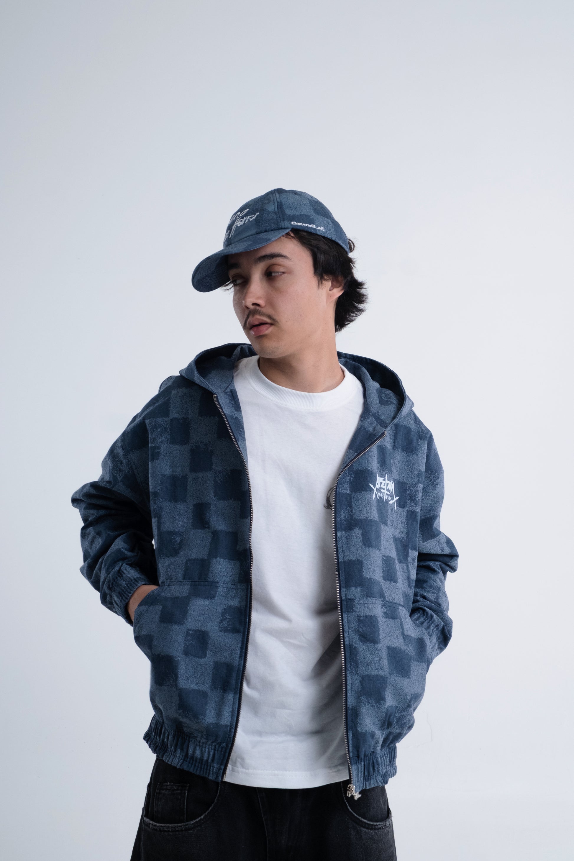 Denim Checkered Jacket da CIENA - imagem 6