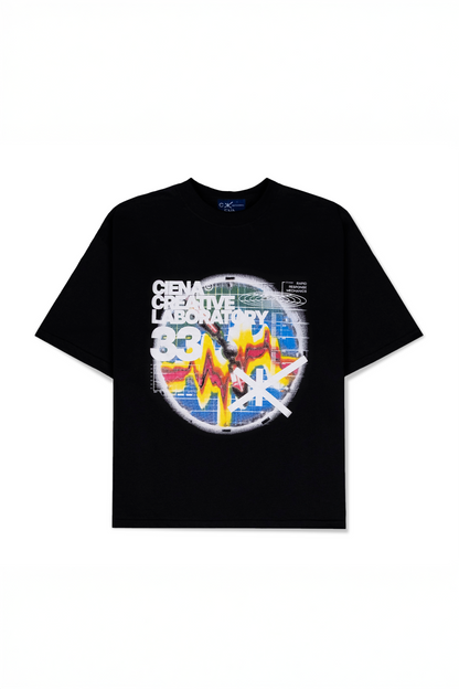Radar Black Heavy Tee