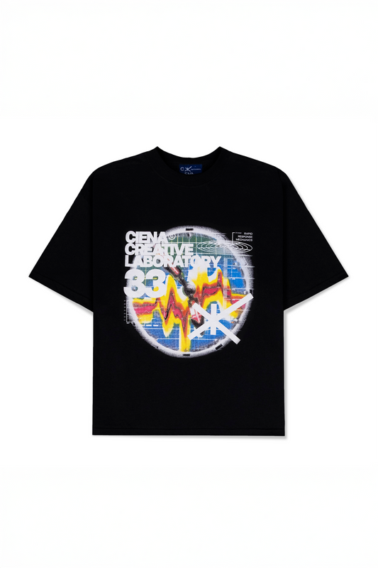 Radar Black Heavy Tee