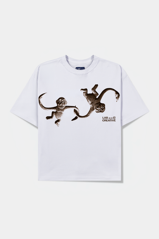 Macacos Ciranda White Tee