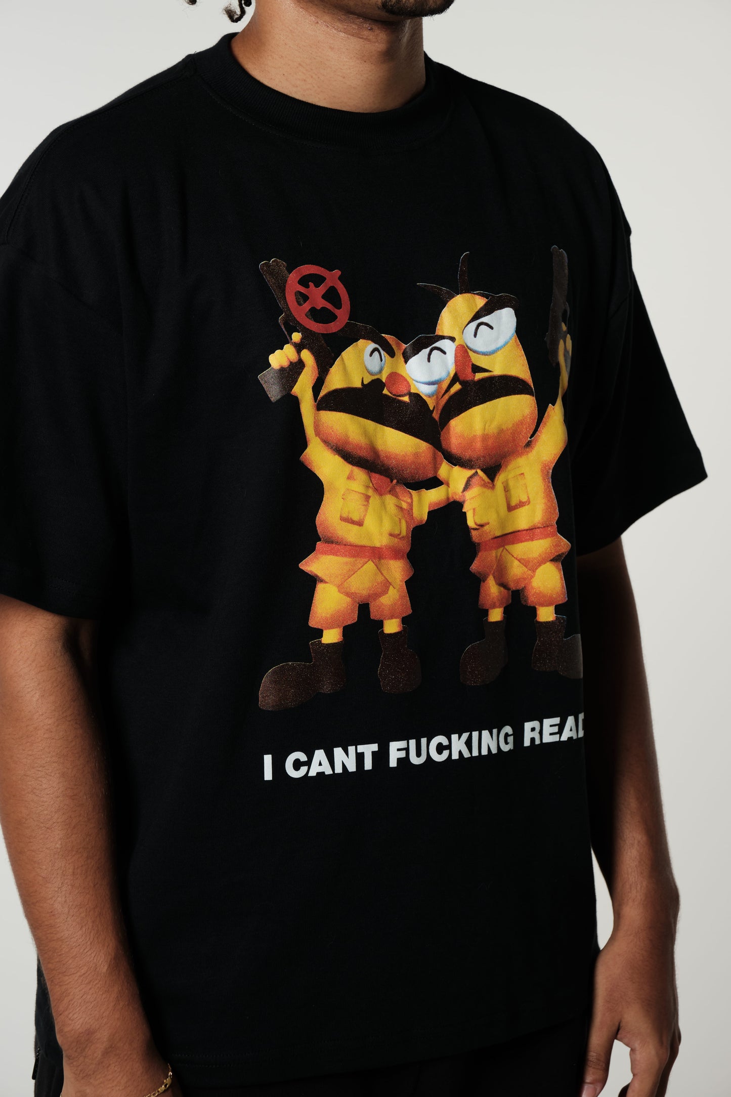 I Can't Read Heavy Tee