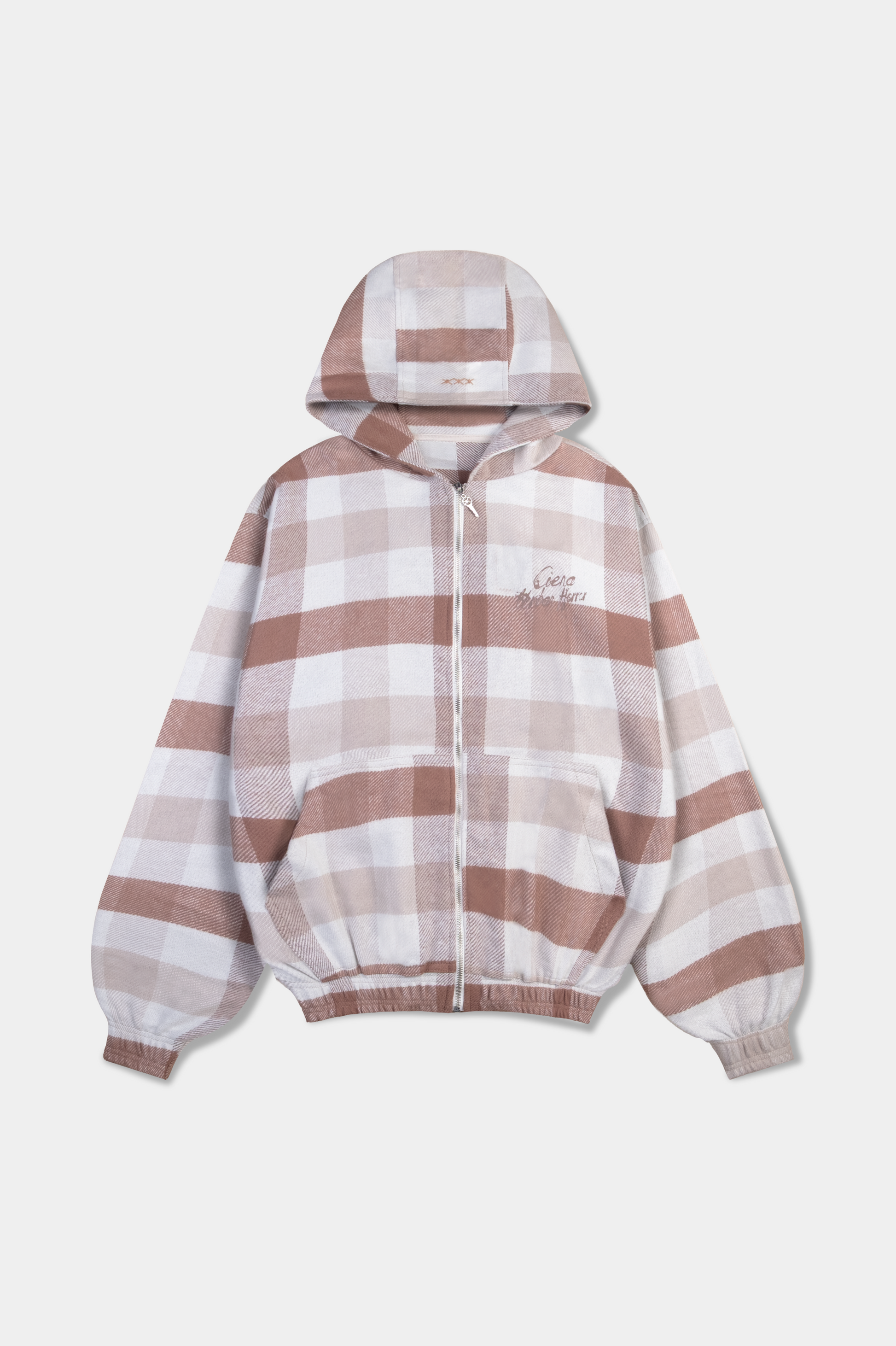 Jacquard Check Hoodie da CIENA - imagem 1