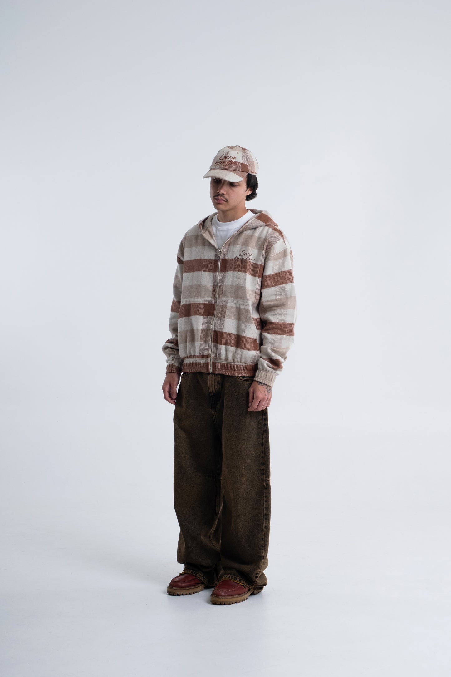 Jacquard Check Hoodie da CIENA - imagem 5