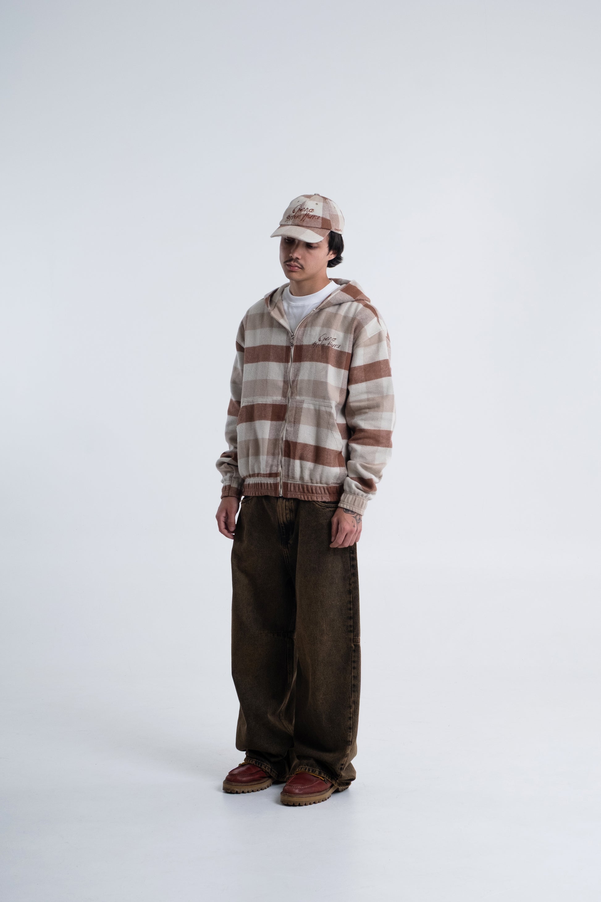 Jacquard Check Hoodie da CIENA - imagem 5