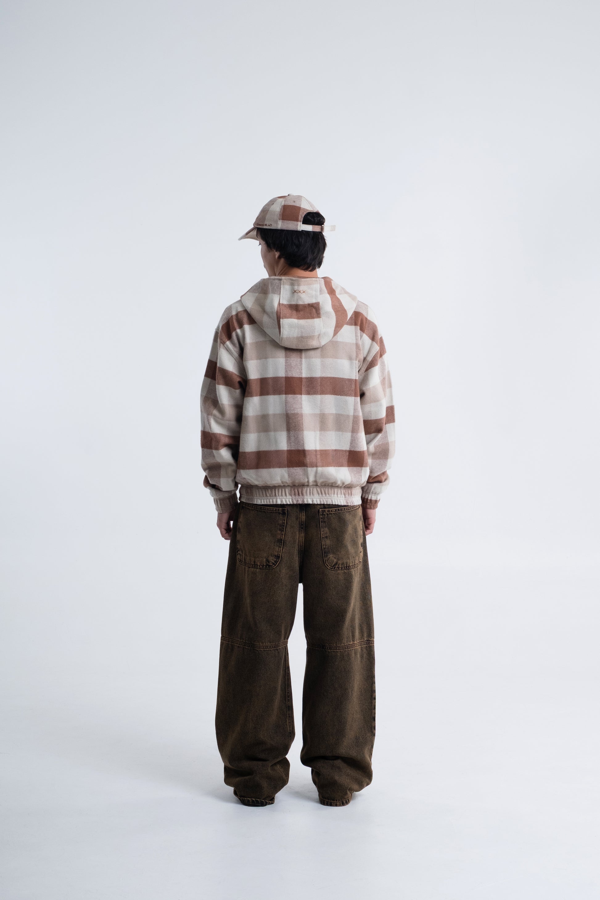 Jacquard Check Hoodie da CIENA - imagem 6
