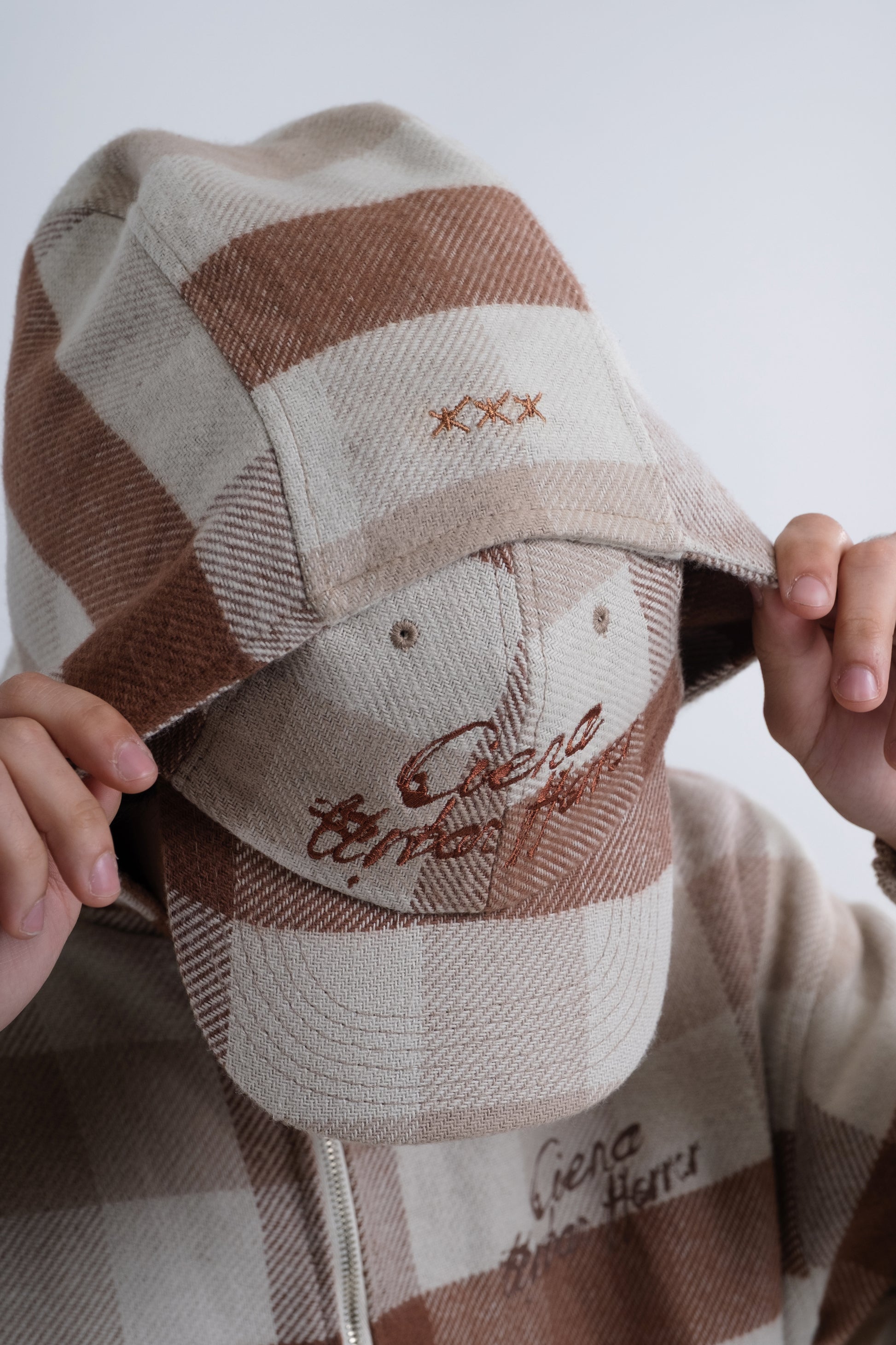 Jacquard Check Hoodie da CIENA - imagem 8
