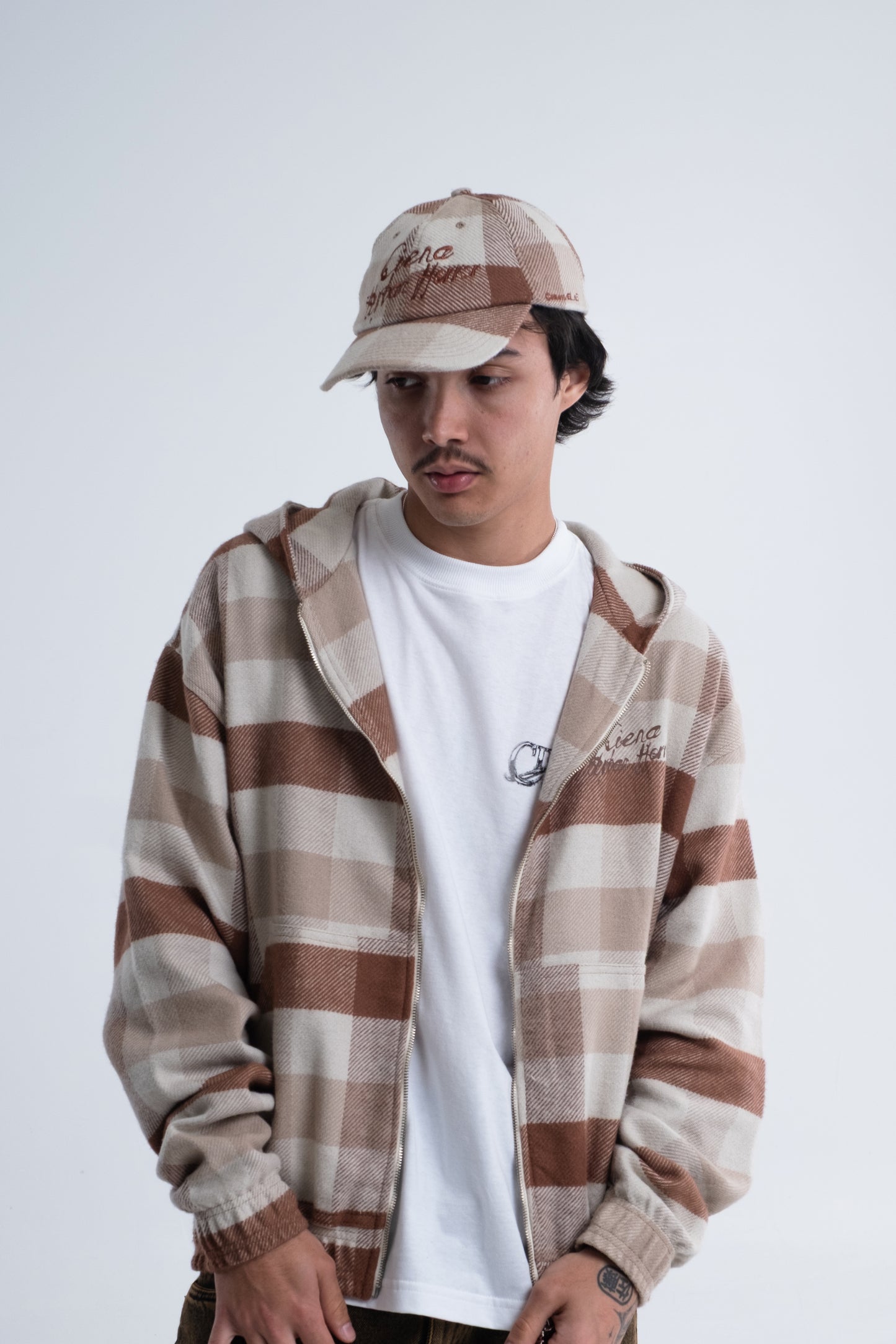 Jacquard Check Hoodie da CIENA - imagem 7