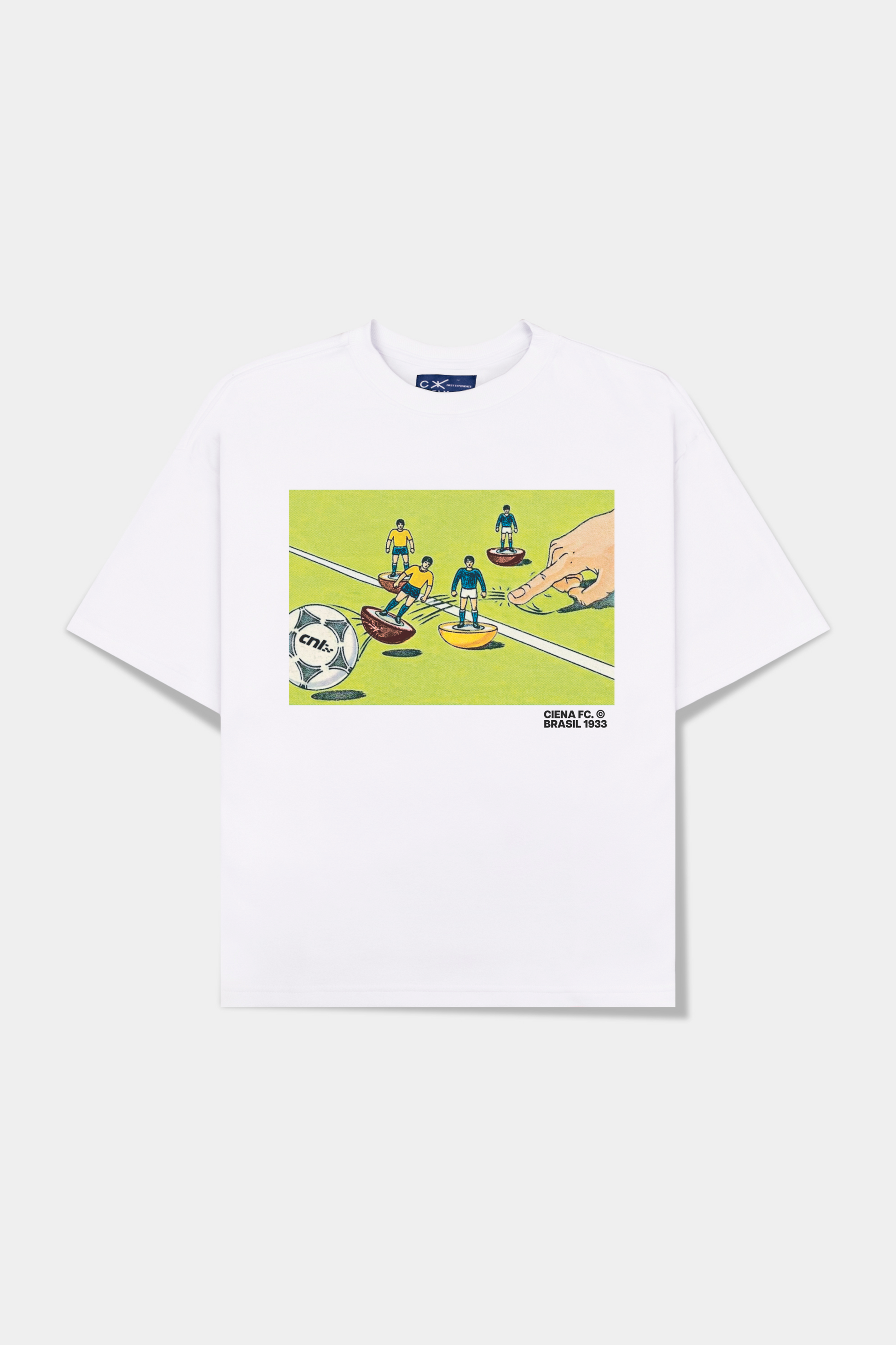Futebol de Botão Heavy Tee da CIENA - camiseta, foto principal