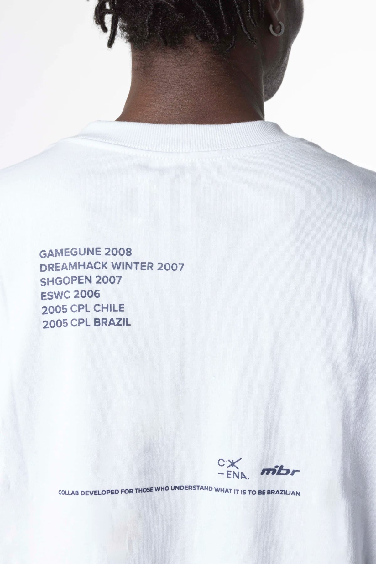 Awards MIBR Heavy Tee da CIENA - camiseta, foto das costas