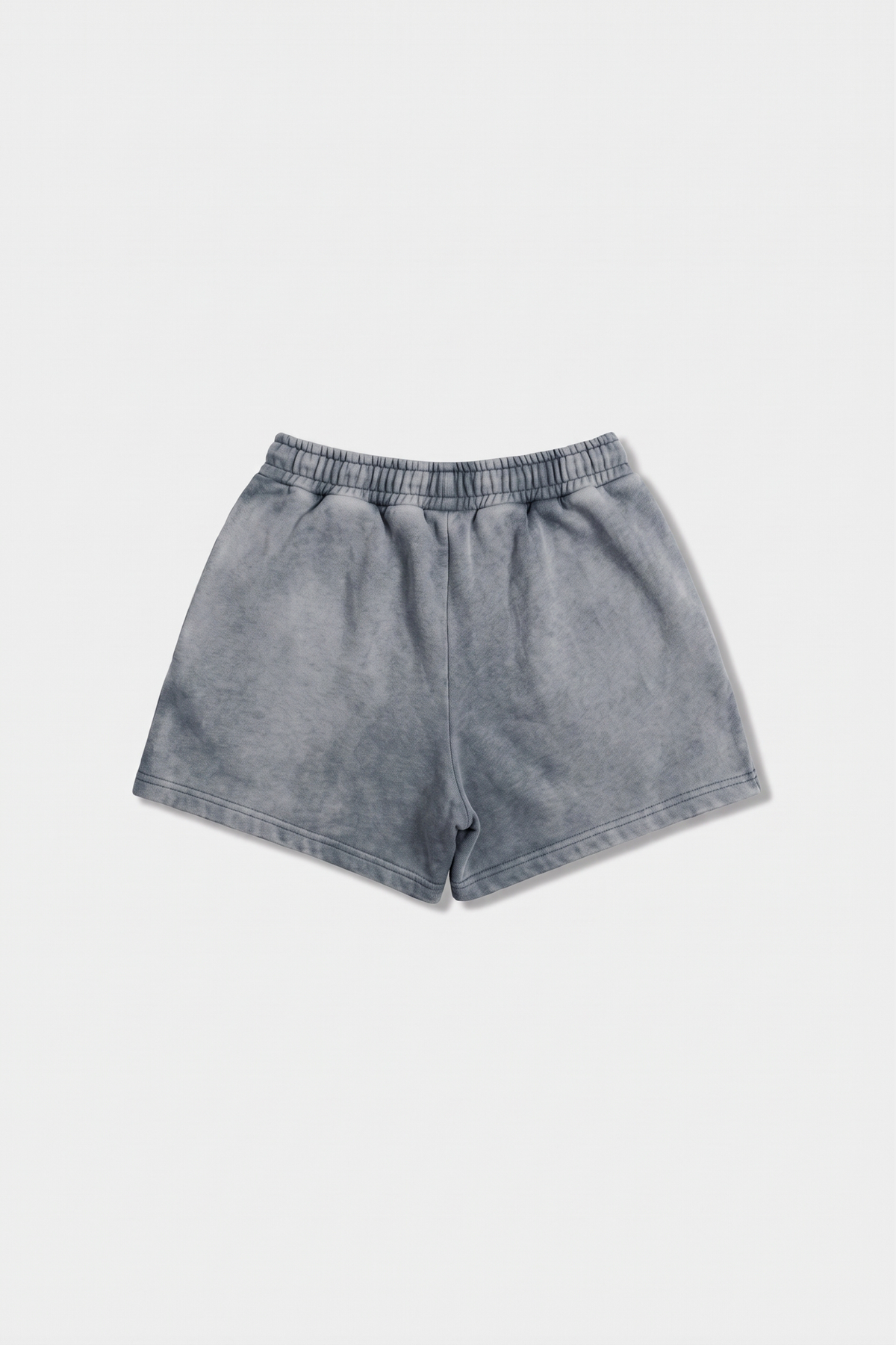 Shorts Aspalth cinza deitado, vista de tras