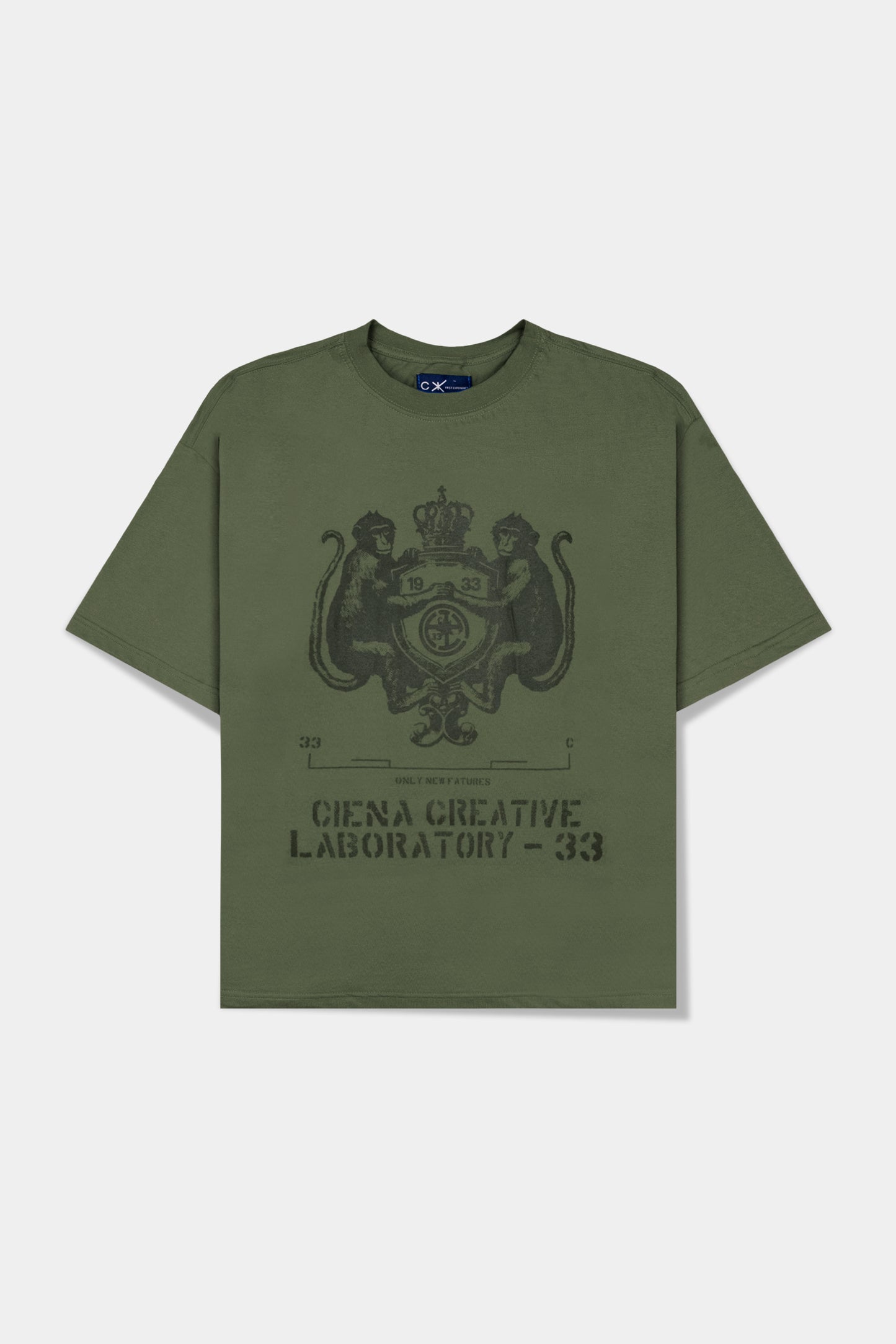 Coat of Arms Green Heavy Tee