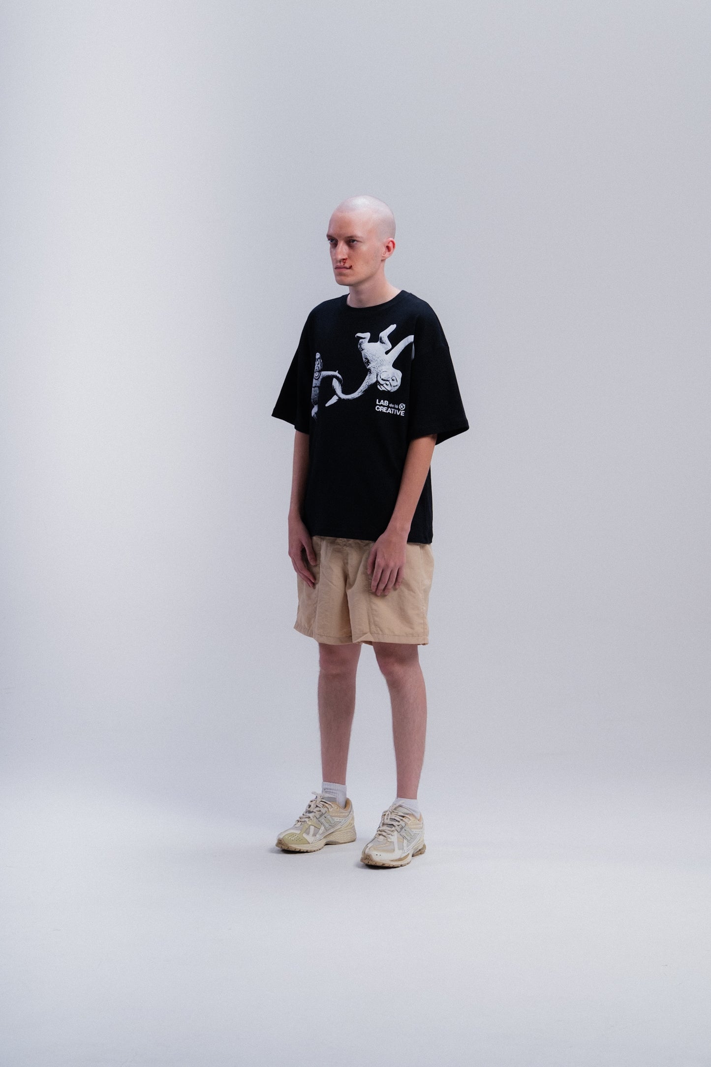 Macacos Ciranda Black Tee