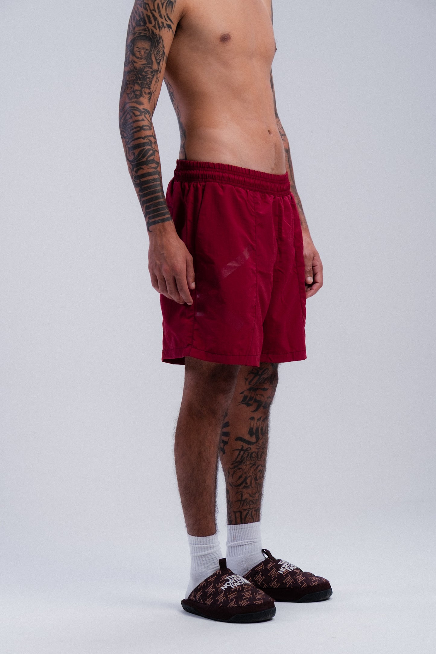 Vermelho Curto Shorts