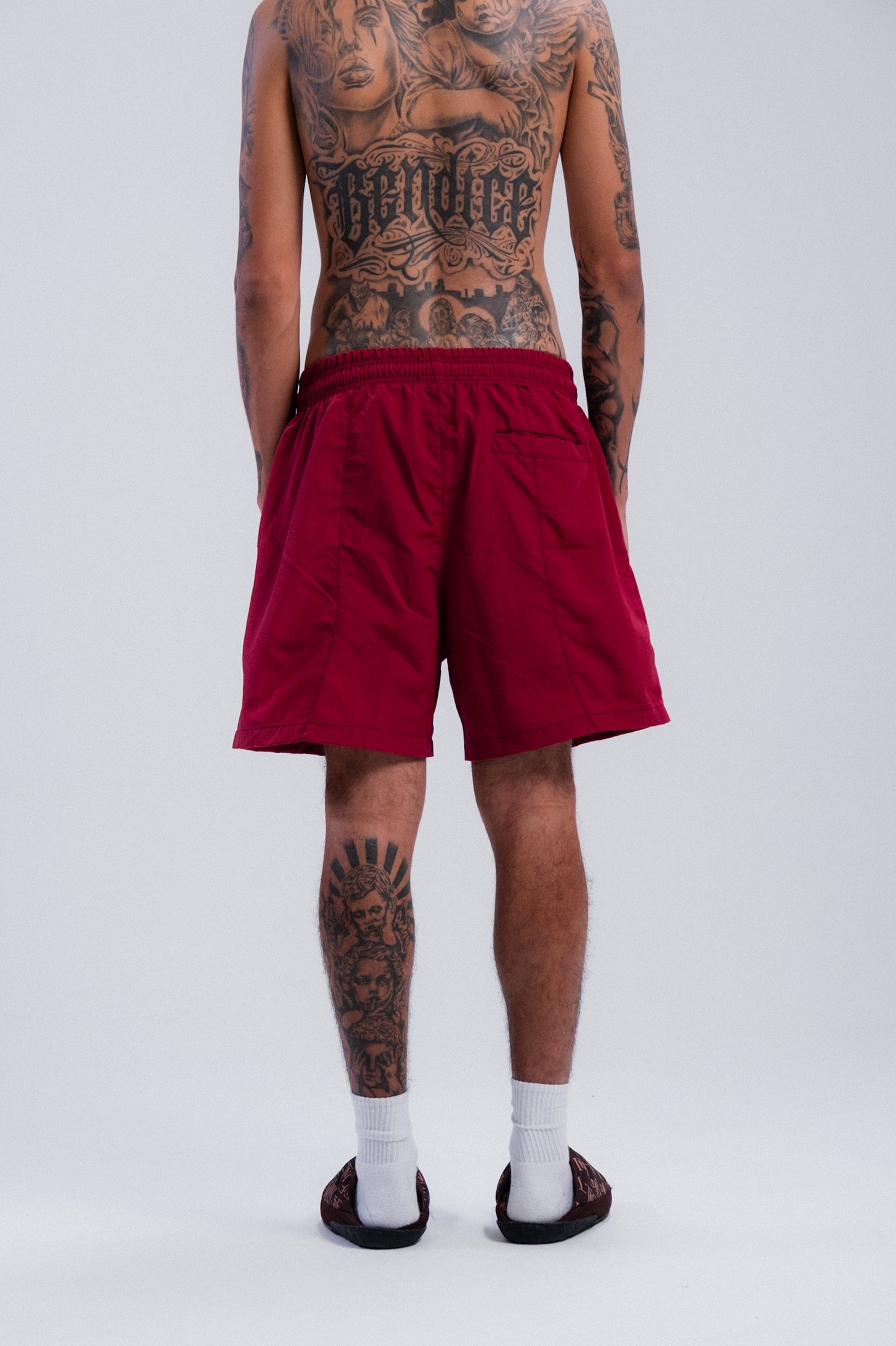 Vermelho Curto Shorts