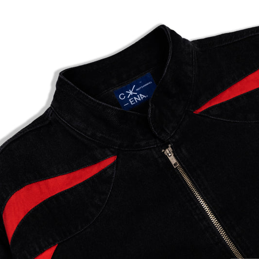 Racer Denim Jacket