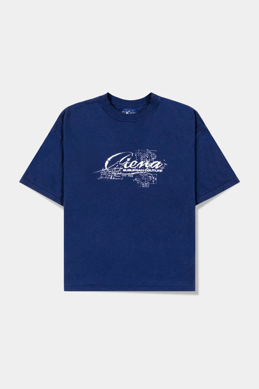SBRB Couture Blue Heavy Tee da CIENA - camiseta, foto frontal