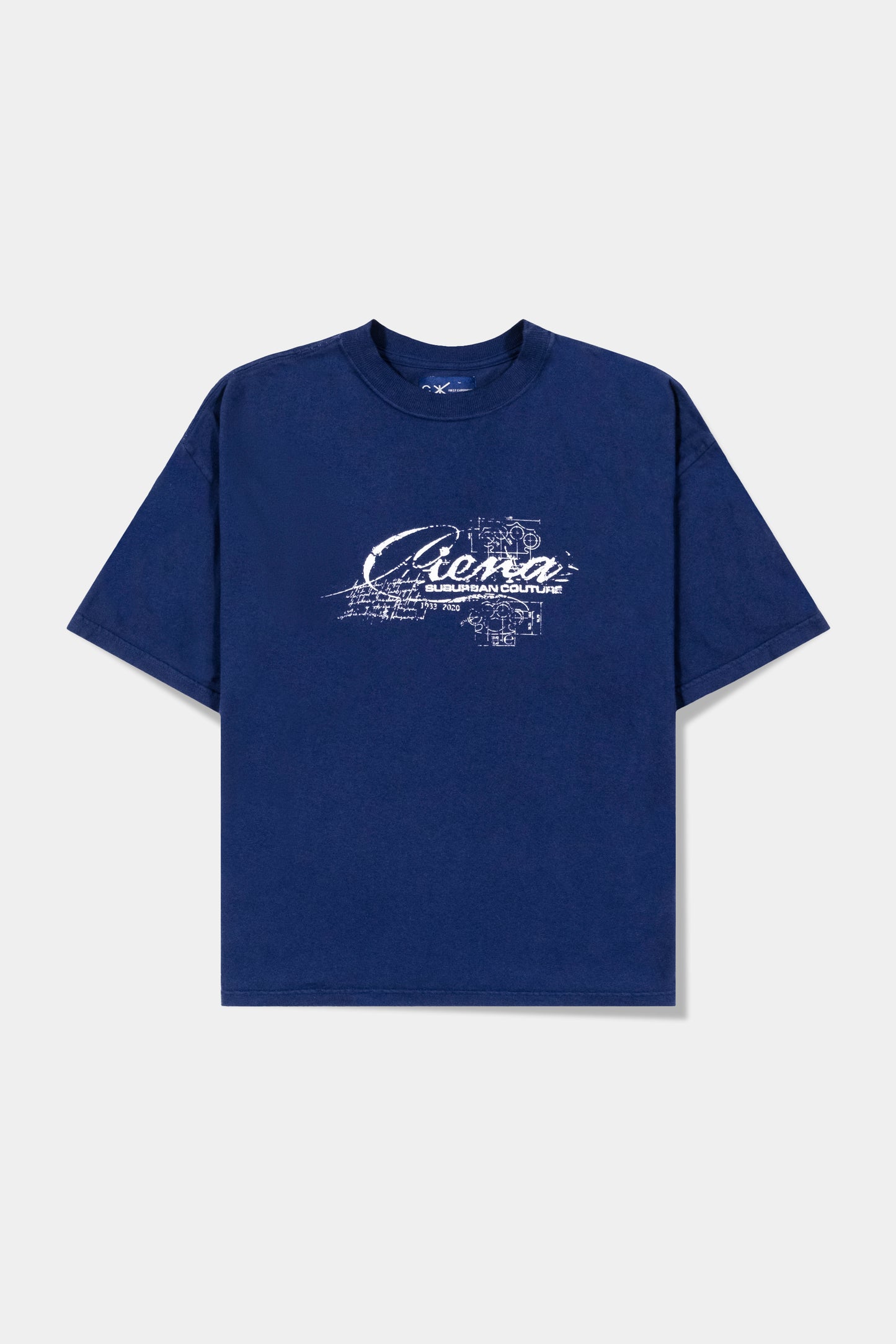 SBRB Couture Blue Heavy Tee da CIENA - camiseta, foto frontal