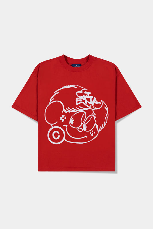 Demo Red Heavy Tee