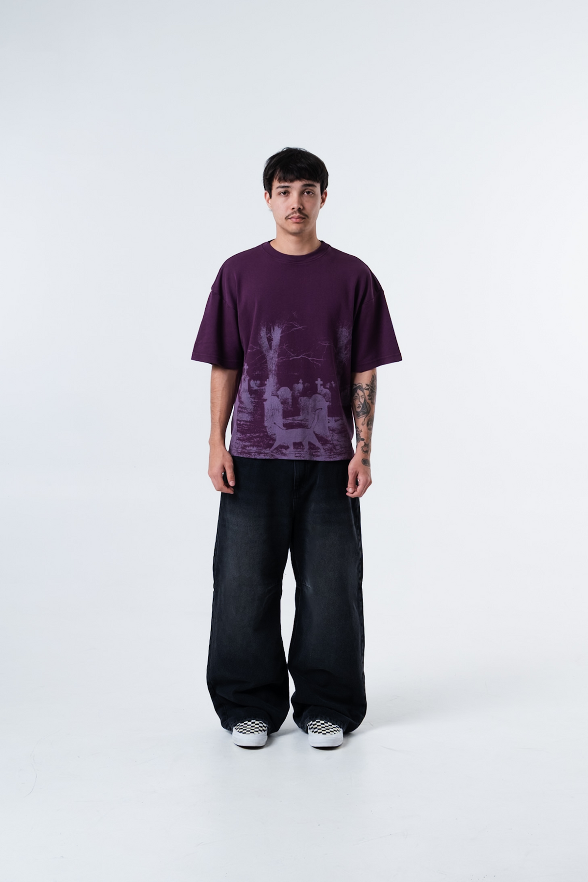 Cemitério Roxa Heavy Tee