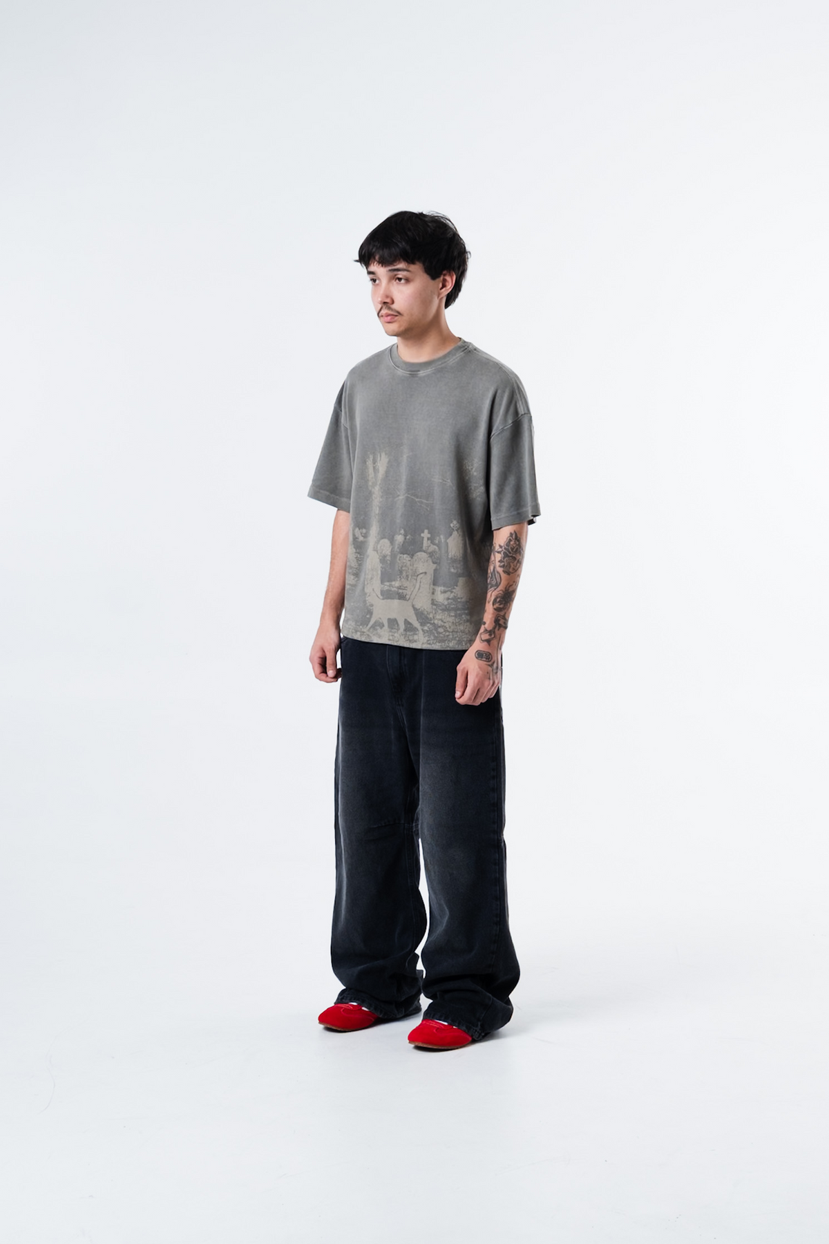 Cemitério Cinza Heavy Tee