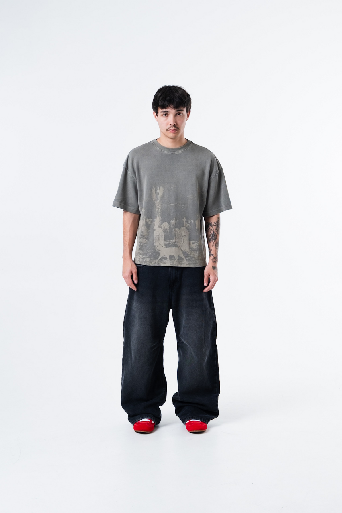 Cemitério Cinza Heavy Tee
