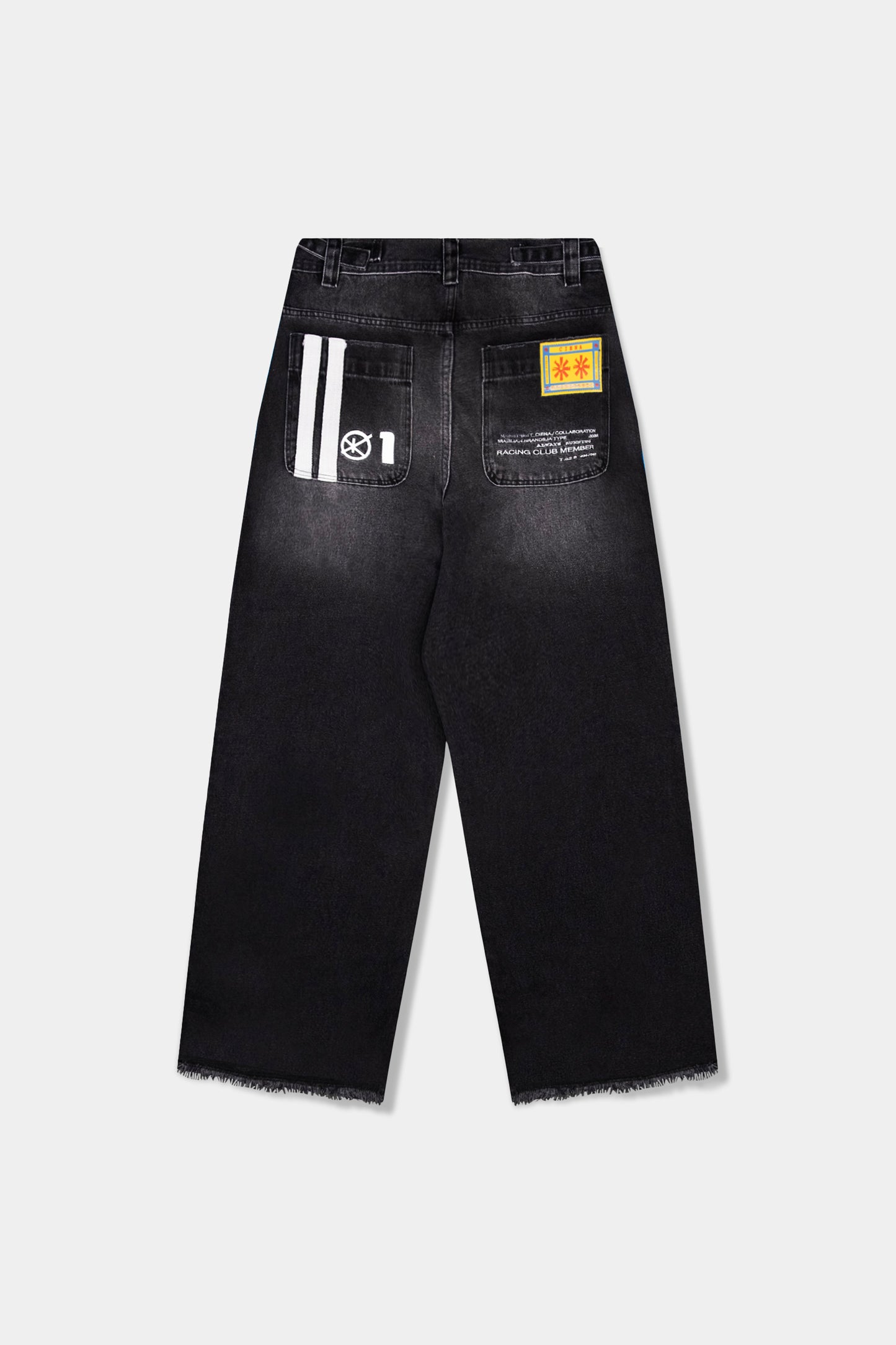 Racer Denim Trousers da CIENA - calça, foto das costas