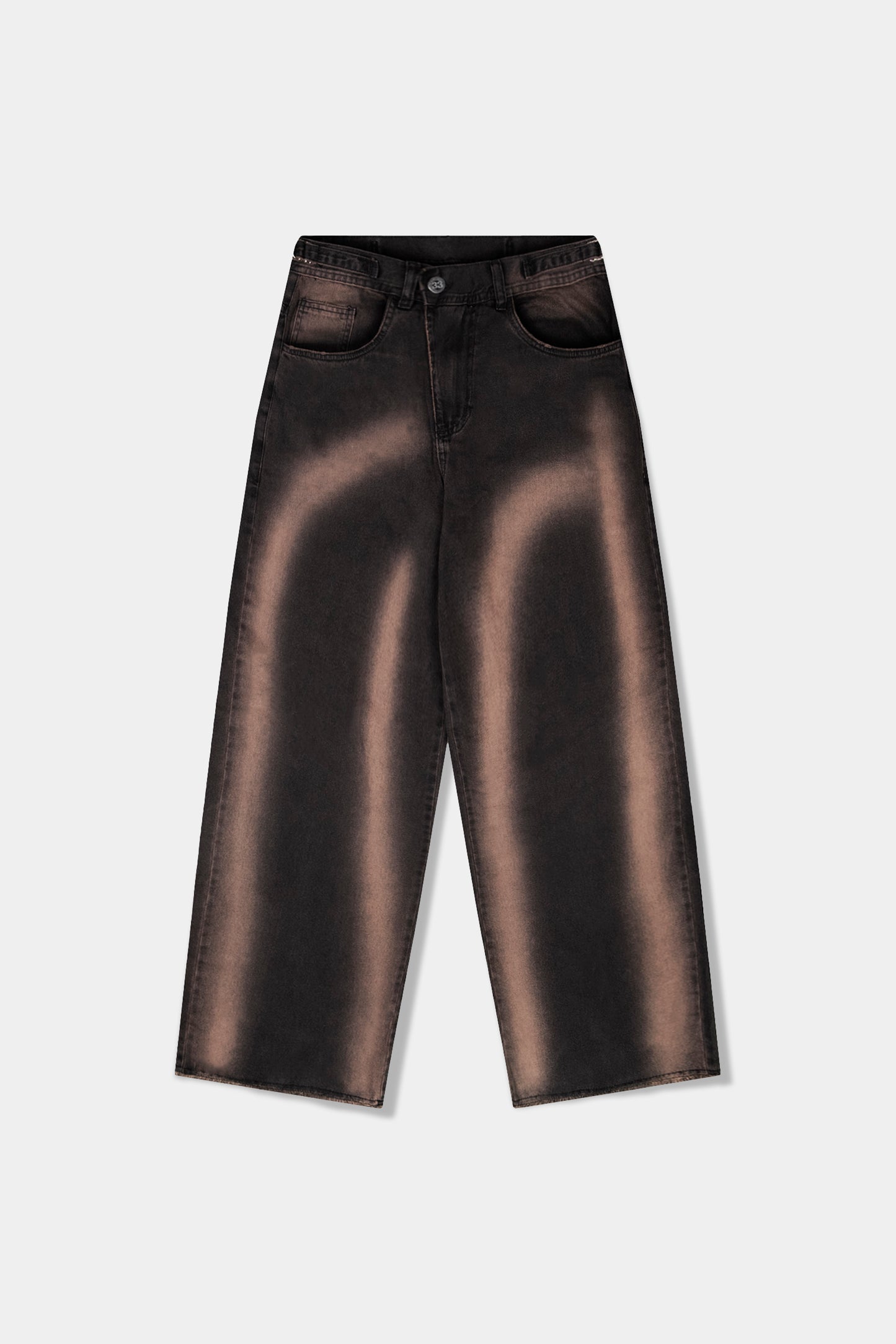 Oil Stains Denim Trousers
