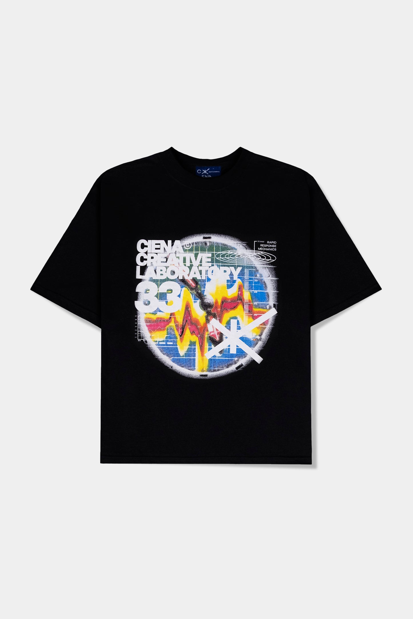 Radar Black Heavy Tee