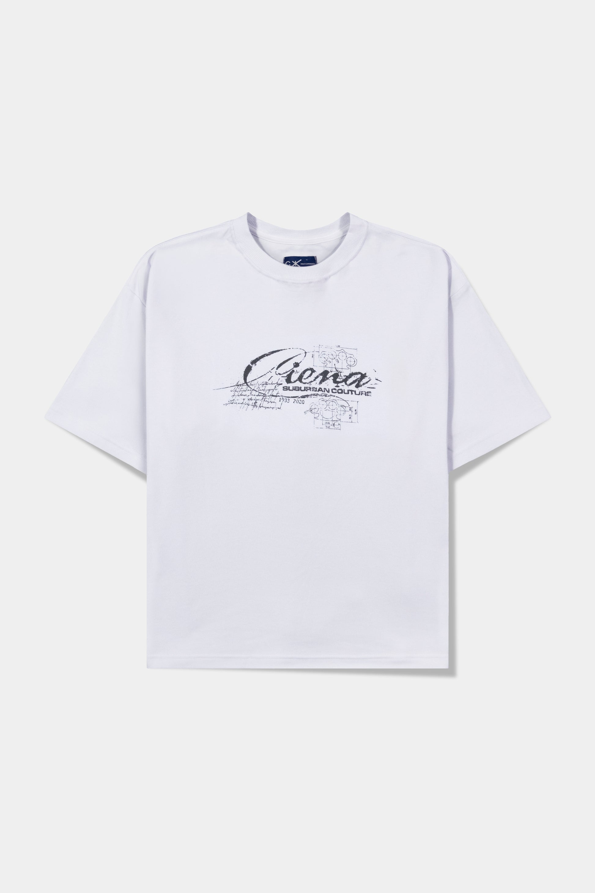 SBRB Couture White Heavy Tee da CIENA - camiseta, foto frontal