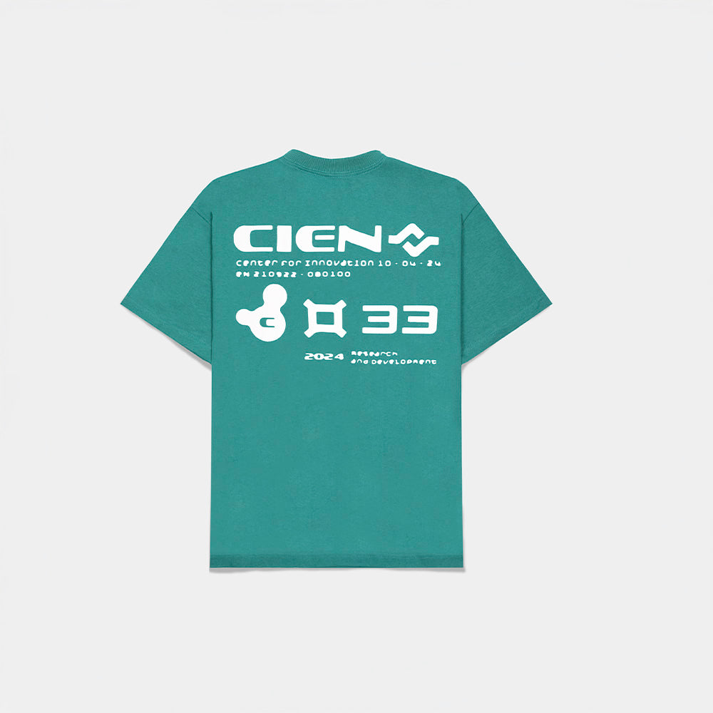 Credential Green Heavy Tee da CIENA - camiseta, foto das costas