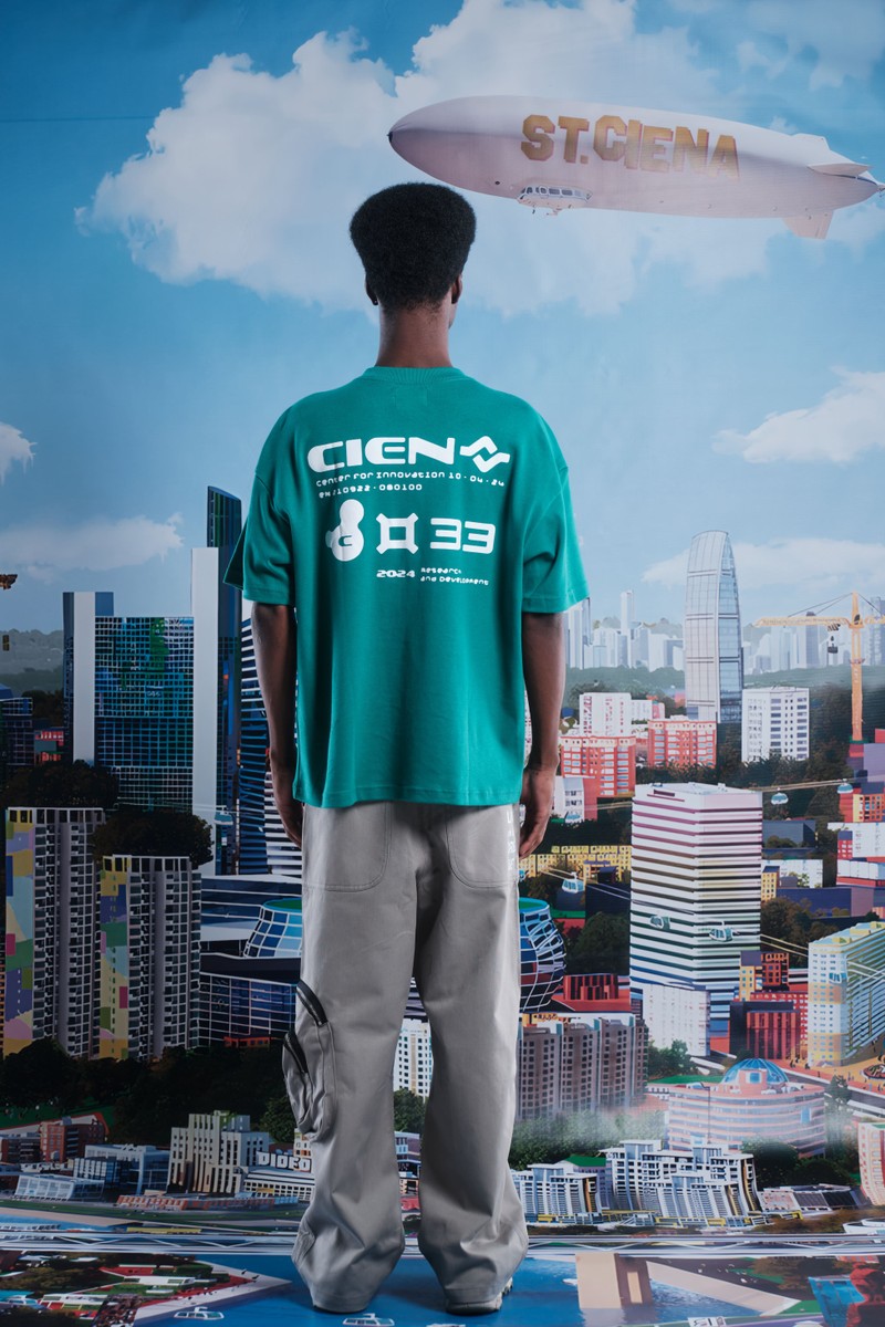 Credential Green Heavy Tee da CIENA - camiseta, foto das costas