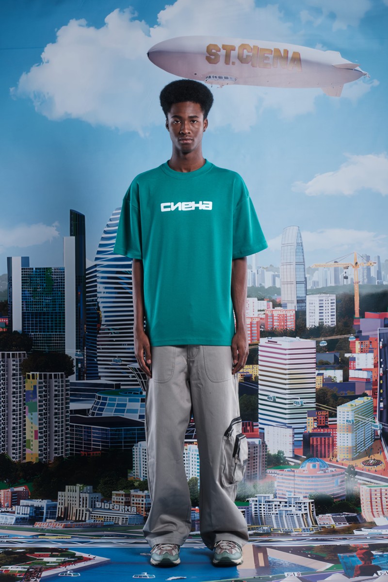 Credential Green Heavy Tee da CIENA - camiseta, foto frontal