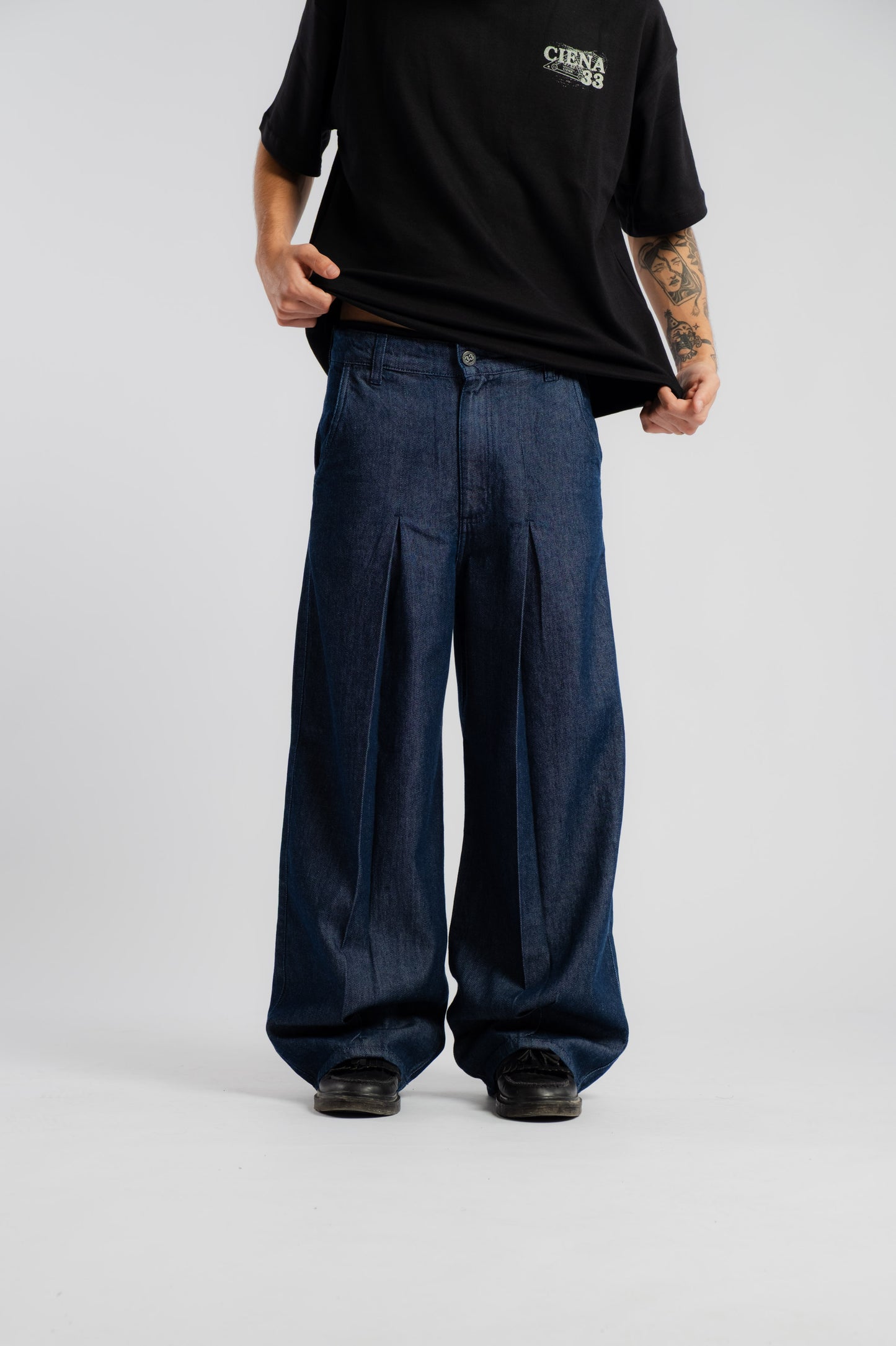 Calça Denim Ciclo da CIENA - cinto, foto principal