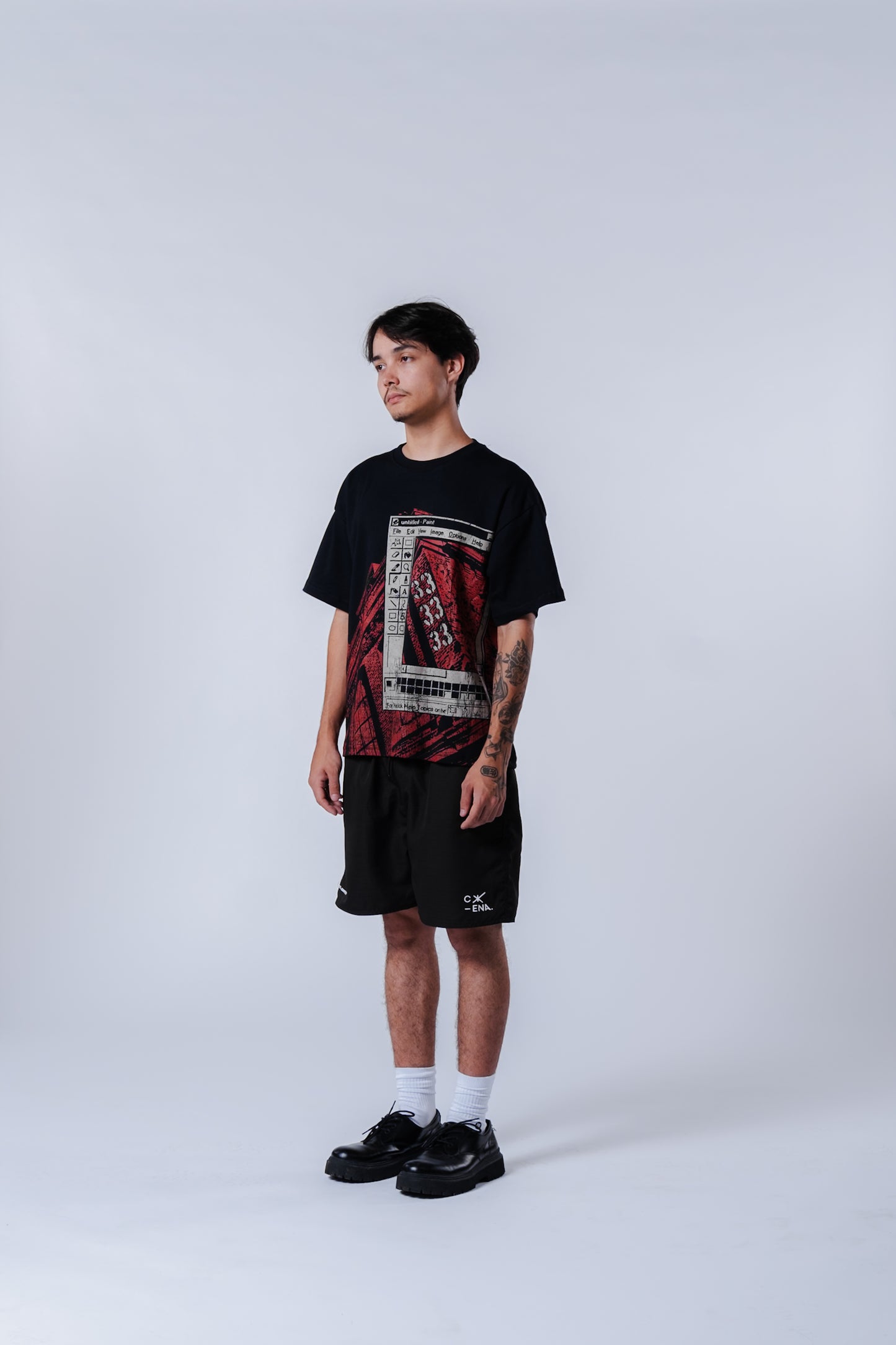 Factory Paint Black Heavy Tee
