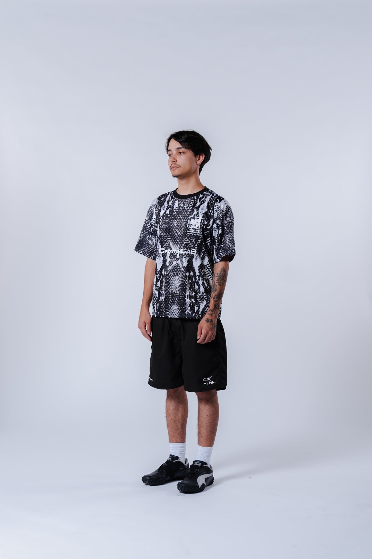 Snake Camo Jersey B&W