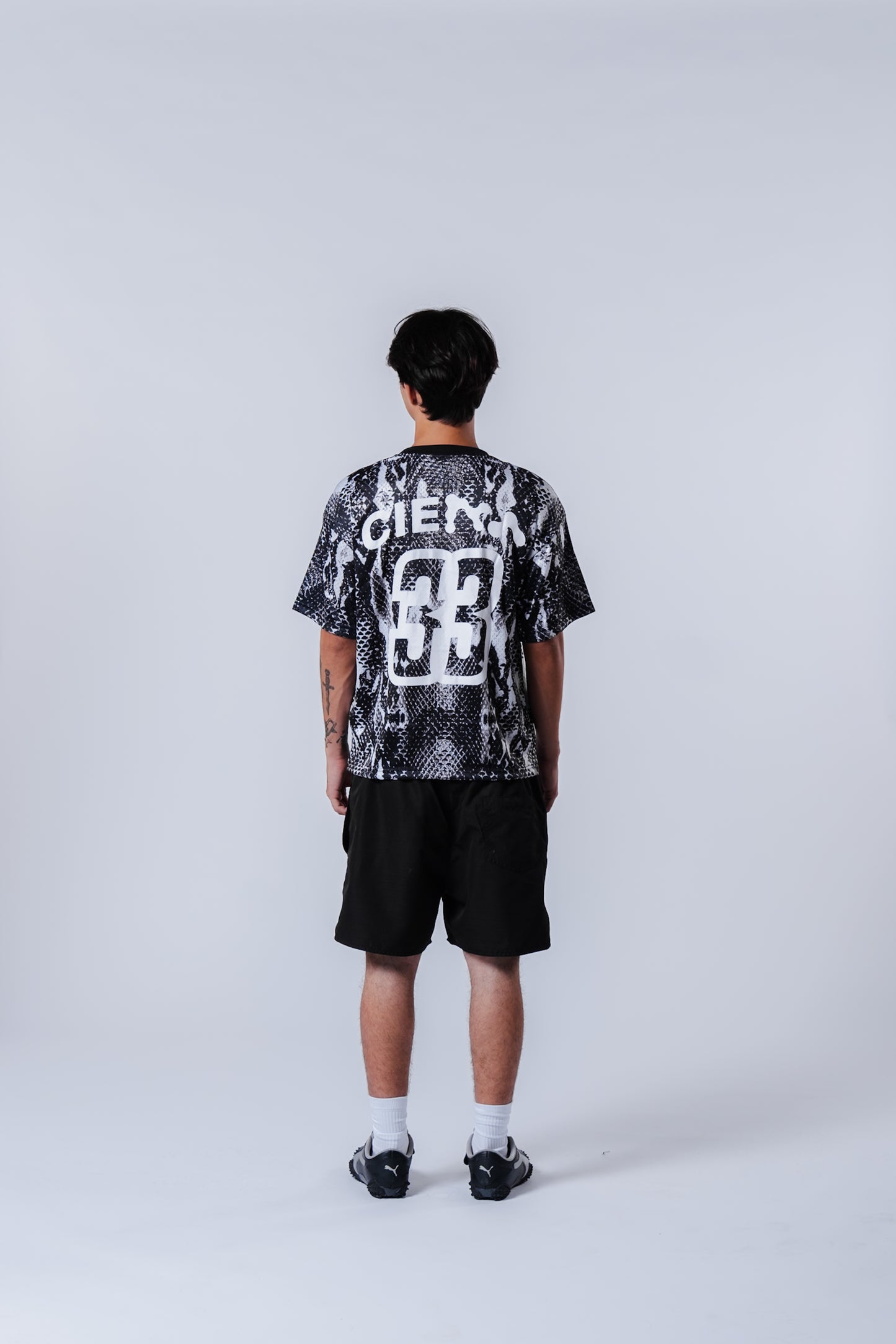 Snake Camo Jersey B&W