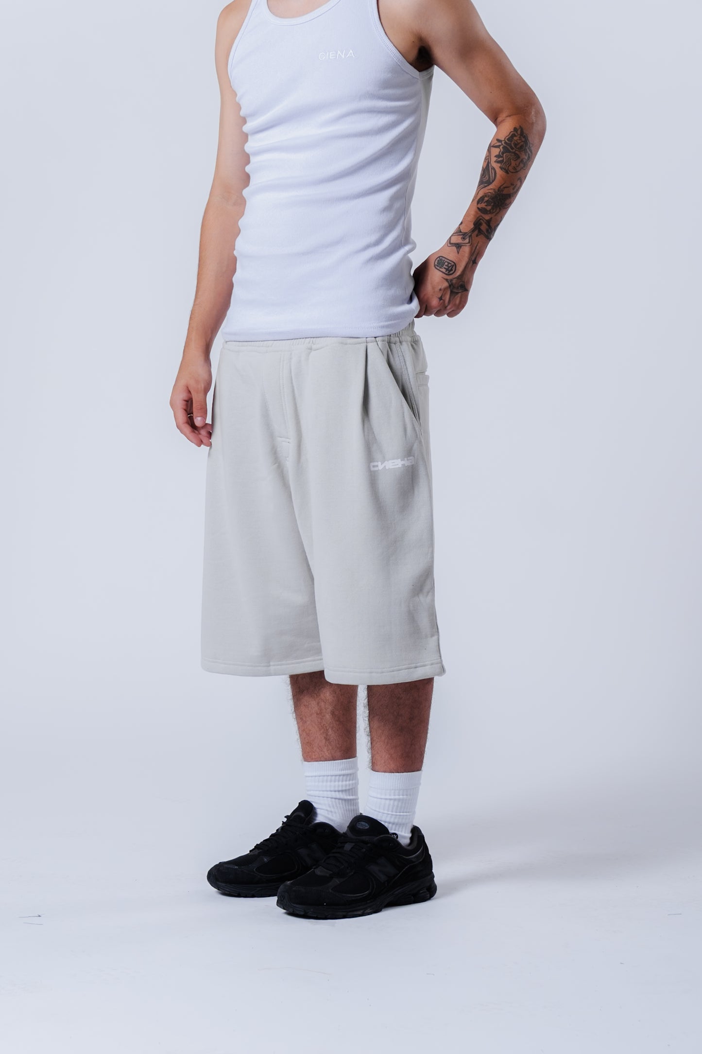 Grey Long Shorts da CIENA - shorts, foto 4