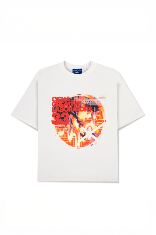 Radar White Heavy Tee
