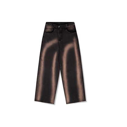 Oil Stains Denim Trousers