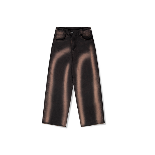 Oil Stains Denim Trousers