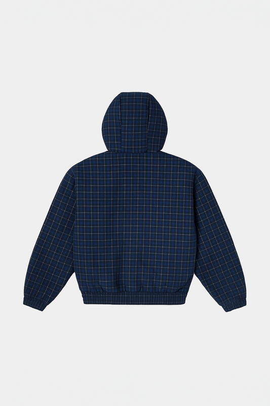 Blue Check Bomber da CIENA - jaqueta, foto das costas