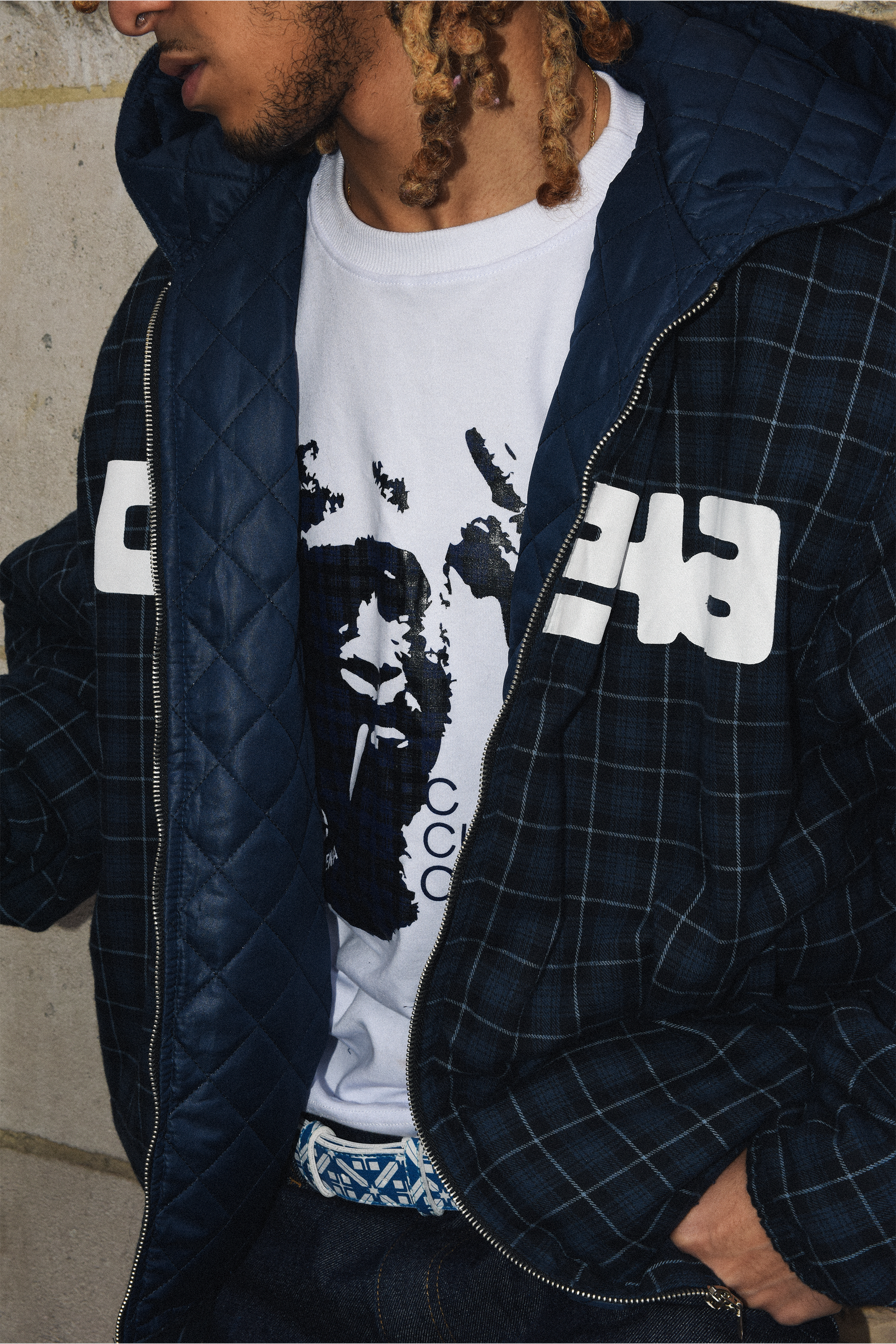 Blue Check Bomber da CIENA - jaqueta, foto 6